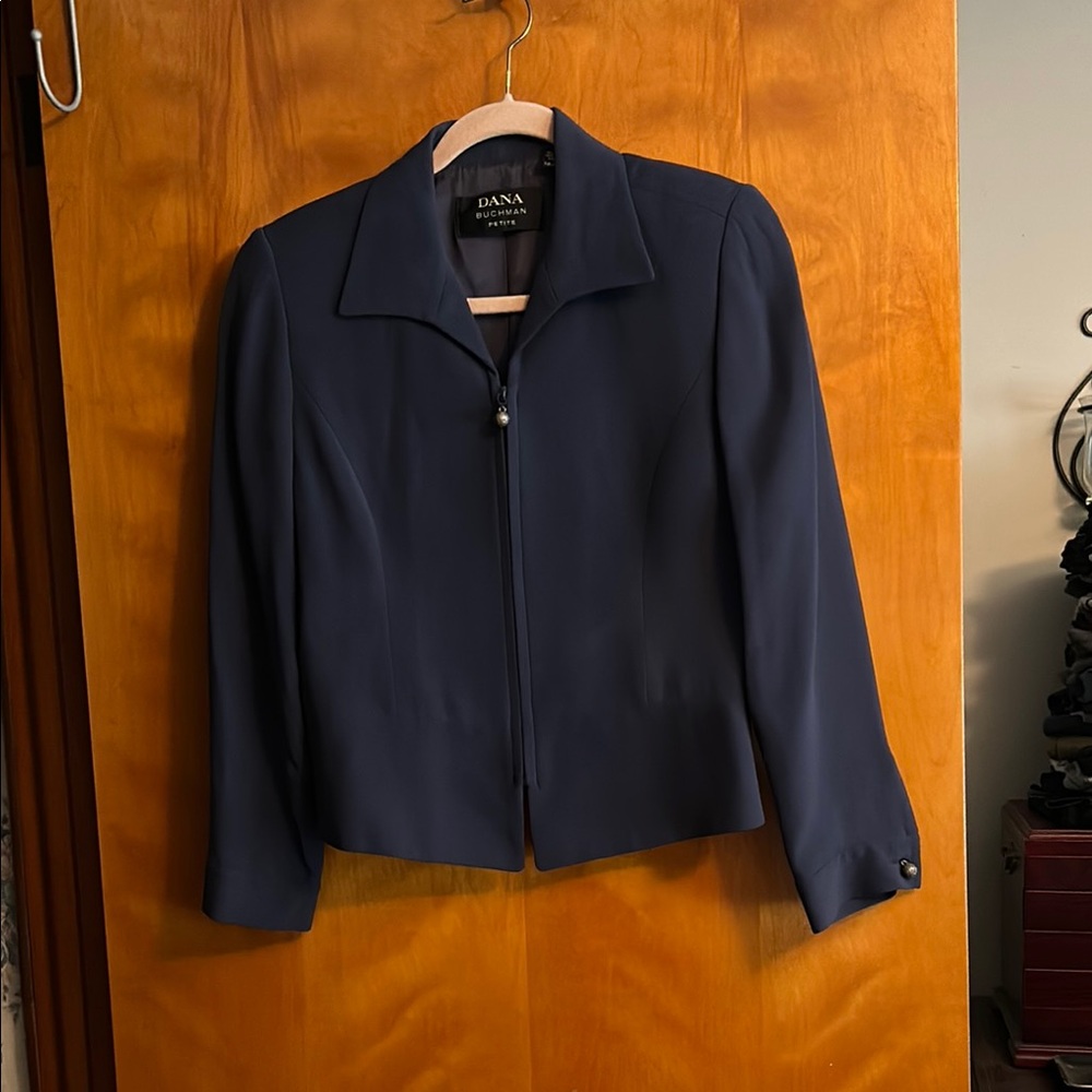 Dana Buchman Petite Blue Blazer